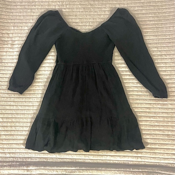 Hollister Boho Black Long Sleeved Mini XS With Built in Shorts - Picture 5 of 5